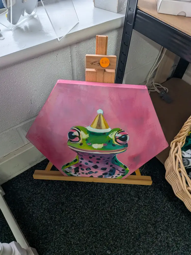 One-of-a-kind paintings by local artists